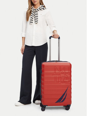 Nautica Nautica Walizka średnia WB-NTC-KS-004-07-M Czerwony