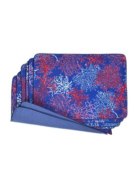 Roseberry Home Roseberry Home Podkładka na stół dwustronna Seaweed & Royal Blue Niebieski