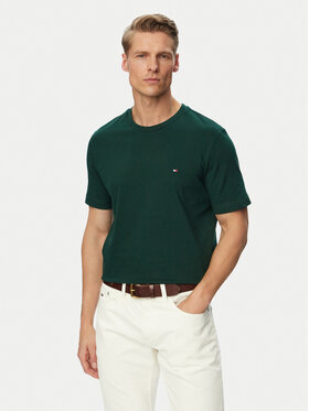 Tommy Hilfiger Tommy Hilfiger Póló Ess Seasonal MW0MW39995 Zöld Regular Fit