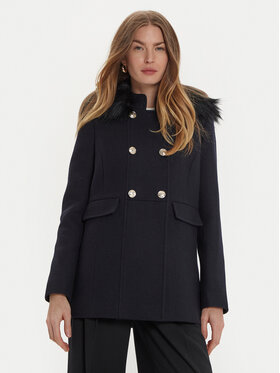 Morgan Morgan Cappotto di lana 242-GMARIE Blu scuro Regular Fit