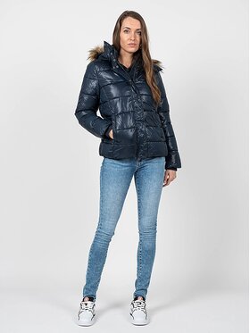 Pepe Jeans Pepe Jeans Μπουφάν μεταβατικό PL402104 | June Σκούρο μπλε Regular Fit