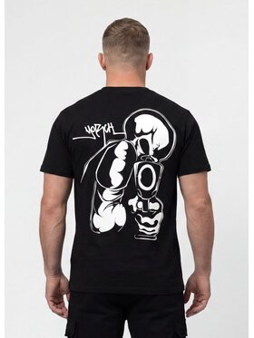 PITBULL PITBULL T-Shirt LA CAVALERA Czarny Regular Fit