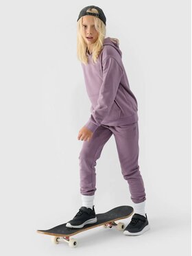4F 4F Mikina 4FJWMM00TSWSF1316-51S Fialová Regular Fit