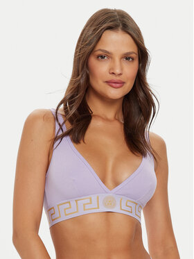 Versace Versace Podprsenka Bralette AUD01047 1A1001 Fialová
