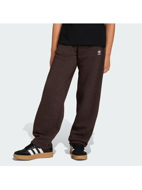 adidas adidas Spodnie materiałowe 159213 Brązowy Regular Fit