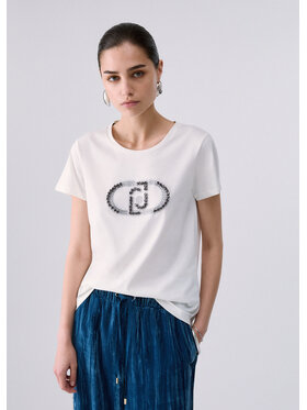 Liu Jo Liu Jo T-shirt TF6253JS923L9485 Bianco Regular Fit