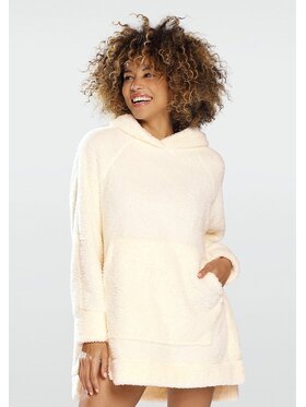 DKaren Lingerie DKaren Lingerie Bluza Ariela Écru Loose Fit