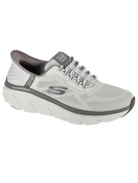 Skechers Skechers Sneakersy Skechers Slip-ins: D'Lux Walker 2.0 - Rezinate Szary