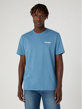 Wrangler Wrangler Komplet 2 t-shirtów W7BZFQ84Z Biały Regular Fit