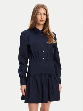 STAUD STAUD Rochie tip cămașă Rocco R25S2112PO Bleumarin Regular Fit