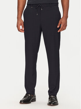 BOSS BOSS Szövet nadrág C-Perin 50540791 Sötétkék Tapered Fit