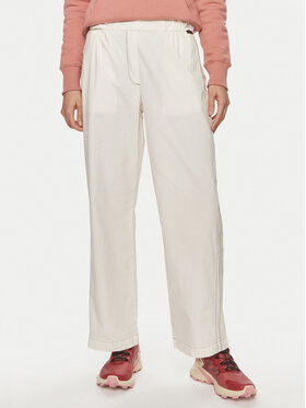 Napapijri Napapijri Pantaloni di tessuto Aberdeen NP0A4I4S Écru Loose Fit