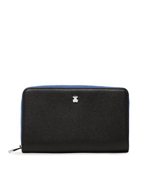 TOUS TOUS Голям дамски портфейл Billetera M. New Dubai Saf. 2001689851 Черен