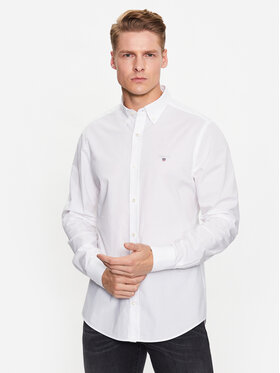 Gant Gant Košulja Broadcloth 3046402 Bijela Slim Fit