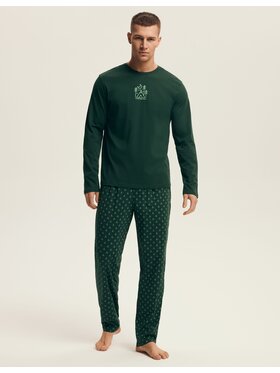 Henderson Henderson Pyžamo 43478 Zelená Regular Fit