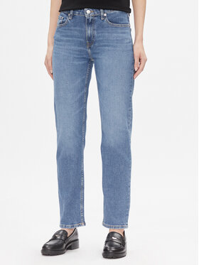 Tommy Hilfiger Tommy Hilfiger Traperice Classic Straight Rw Mel WW0WW40634 Plava Straight Leg
