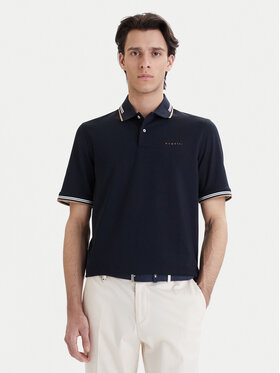 Bugatti Bugatti Polo 8150-75031C Granatowy Regular Fit