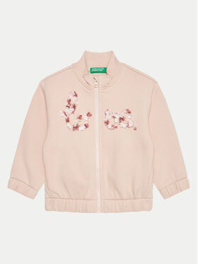 United Colors Of Benetton United Colors Of Benetton Суитшърт 39M2G503J Розов Oversize