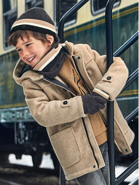 Mayoral Mayoral Демісезонний плащ 4472 Коричневий Regular Fit