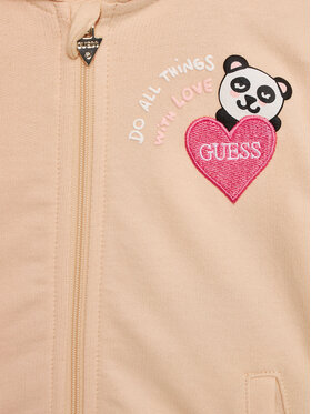 Guess Trenerka A3YG10 KAN04 Bež Regular Fit