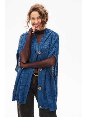 blue shadow blue shadow Kardigan Tamashi Granatowy Regular Fit
