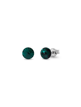 Fugart Fugart Kolczyki K1122SS29EM Zielony