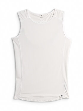 4F 4F Koszulka rowerowa ALTERNATIVE PATH Biały Slim Fit