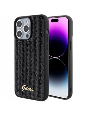 Guess Guess Etui na telefon iPhone 15 Pro Max Czarny