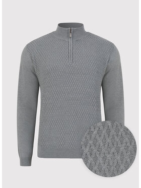 Pako Lorente Pako Lorente Sweter P23WN-2X-017 Szary Classic Fit