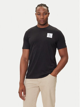 Calvin Klein Jeans Calvin Klein Jeans T-Shirt Gradient Monogram LV04RC859G Czarny Regular Fit