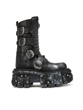 NEW ROCK NEW ROCK Čizme M-373SC-C1 Siva