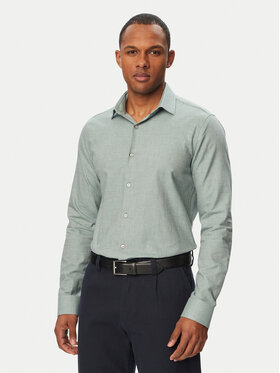 Calvin Klein Calvin Klein Koszula LV019EU148 Zielony jasny Slim Fit