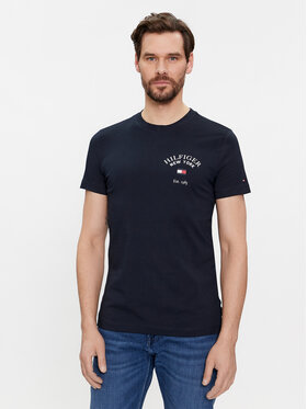 Tommy Hilfiger Tommy Hilfiger Футболка Arch Varsity MW0MW33689 Cиній Regular Fit