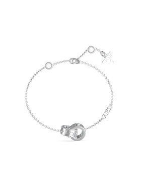 Guess Guess Náramok JUBB03282JWRHS Strieborná