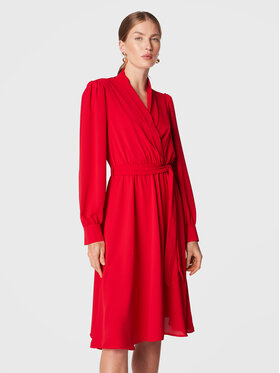 Rinascimento Rinascimento Коктейлна рокля CFC0111431003 Червен Regular Fit