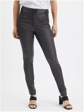 Orsay Orsay Spodnie damskie 319261-659000__36 Czarny Skinny Fit
