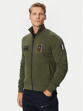 Aeronautica Militare Aeronautica Militare Mikina 262FE2130UF00689 Tmavo zelená Regular Fit