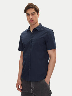 Mustang Mustang Hemd Gilroy 1016251 Dunkelblau Slim Fit