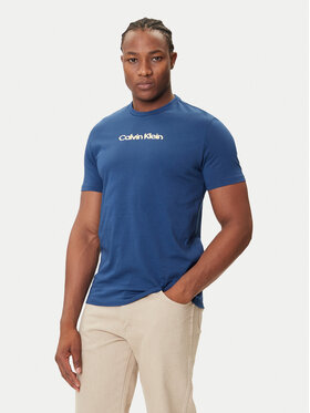 Calvin Klein Jeans Calvin Klein Jeans T-Shirt Glitched Logo LV04RC858G Niebieski Regular Fit