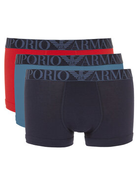 Emporio Armani Underwear Emporio Armani Underwear Komplet 3 par bokserek 1113574R726 Czerwony