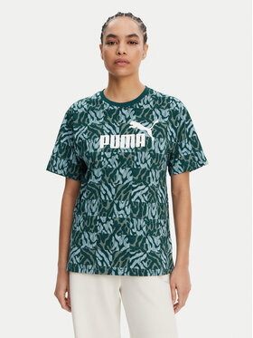 Puma Puma T-krekls Ess Graphic 685070 Zaļš Loose Fit