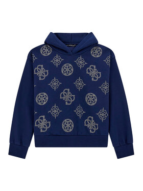 Guess Guess Pulóver J5BQ09 KCKF2 Sötétkék Relaxed Fit