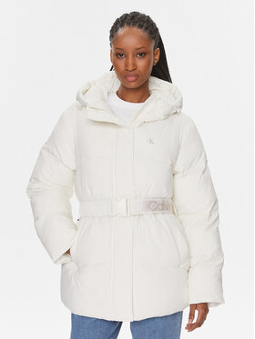 Calvin Klein Jeans Calvin Klein Jeans Vatovaná bunda J20J221896 Écru Regular Fit