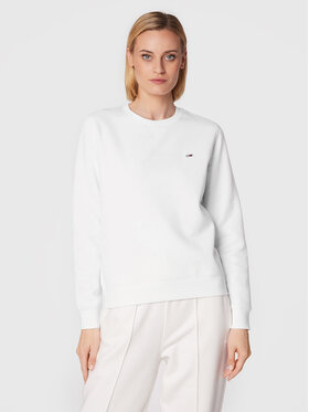Tommy Jeans Tommy Jeans Felpa Fleece DW0DW09227 Bianco Regular Fit