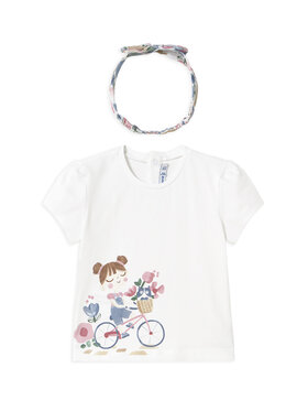 Mayoral Mayoral Футболка 1044 Білий Regular Fit