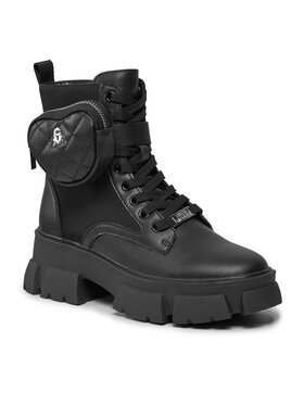 Steve Madden Steve Madden Bakancs Tanker-H Bootie SM19000035 SM19000035-017 Fekete