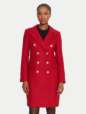 Rinascimento Rinascimento Cappotto di lana CFC0126209003 Rosso Regular Fit