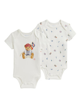 Polo Ralph Lauren Polo Ralph Lauren Babybody-Set 320B14078001 Weiß