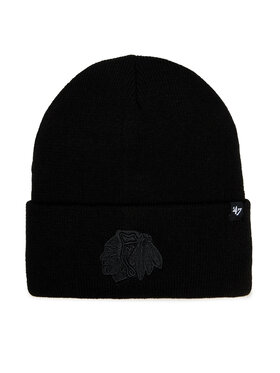 47 Brand 47 Brand Шапка NHL Chicago Blackhawks Haymaker '47 H-HYMKR04ACE-BKE Черен
