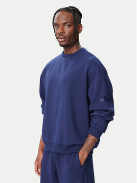 adidas adidas Mikina Soft Lux KS2772 Modrá Loose Fit